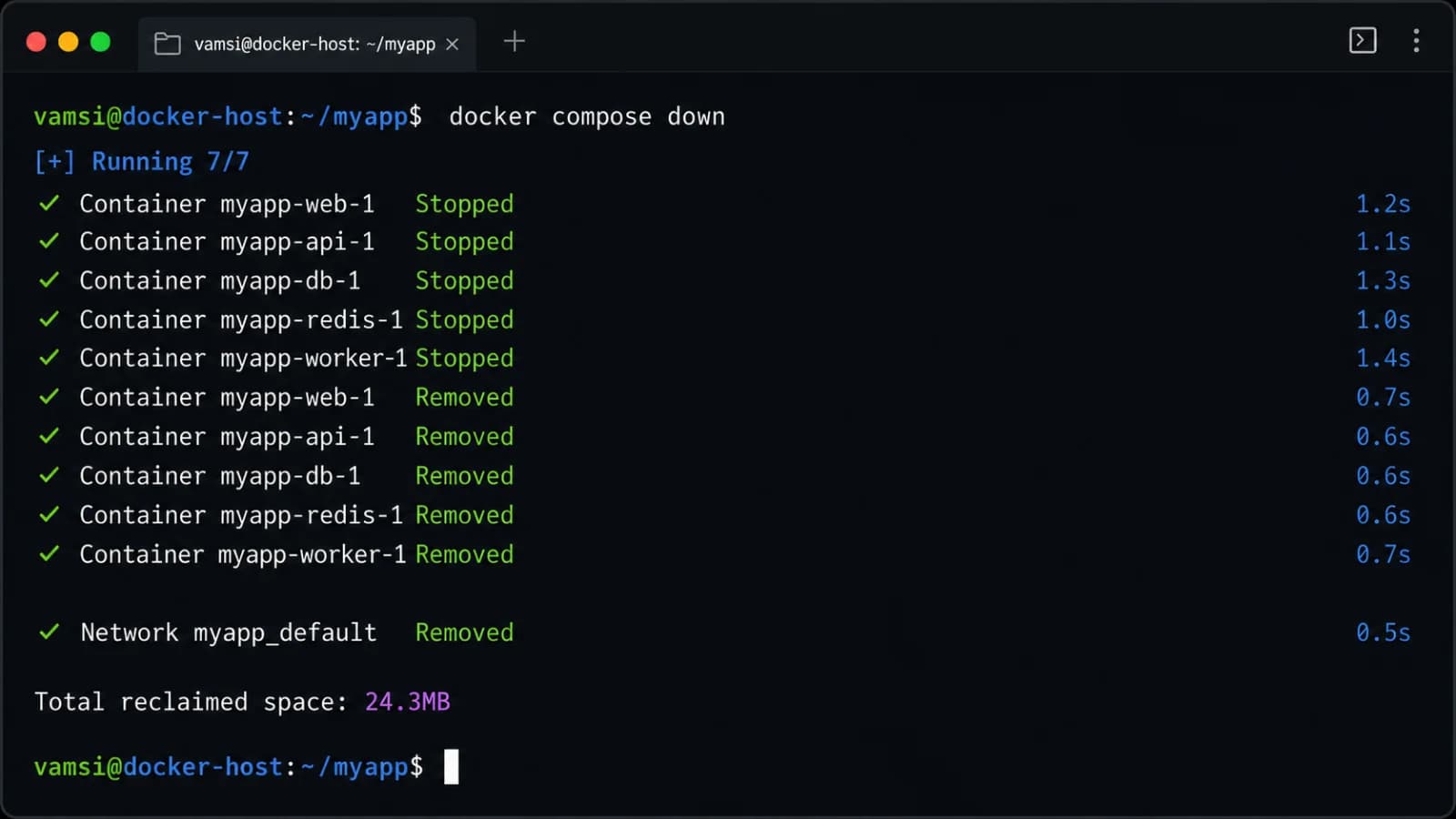 Docker Compose Down Explained: What It Removes, Commands, and Safety Guide