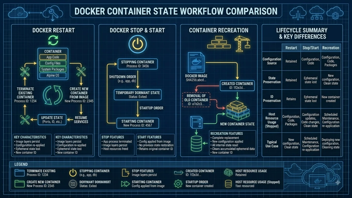How to Restart a Docker Container: Commands, Best Practices, and Verification