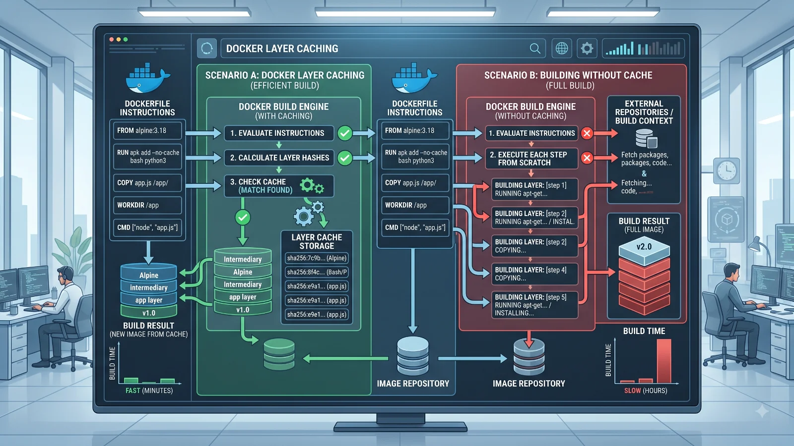 Docker Build No Cache: When to Use, How It Works, & Caveats
