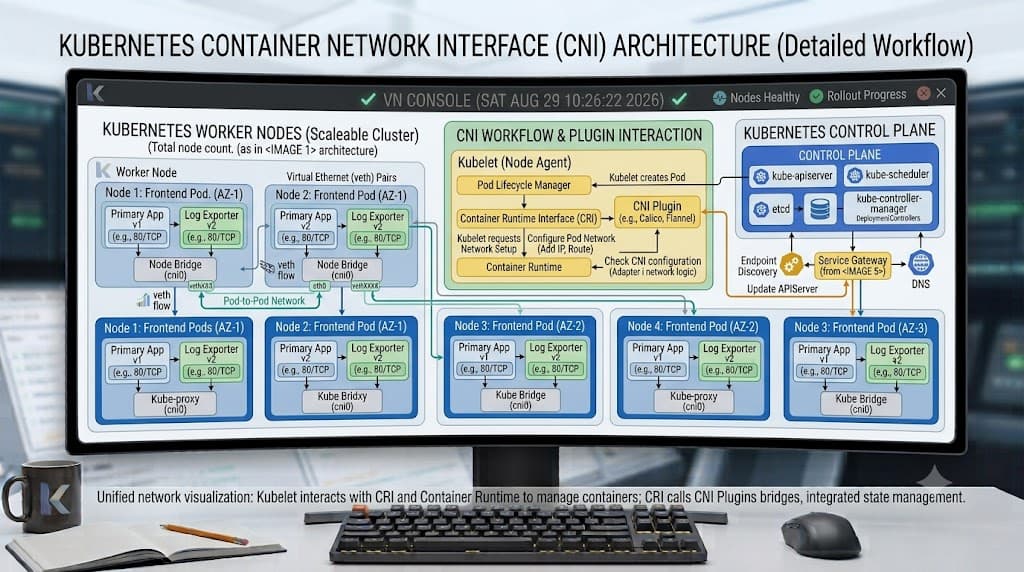 Kubernetes CNI Explained: Architecture, Pod Networking, and Network Plugins