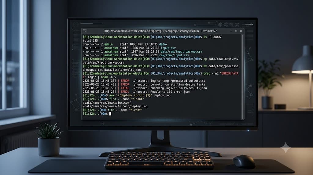 Linux File and Directory Management: Essential Commands for Developers and DevOps