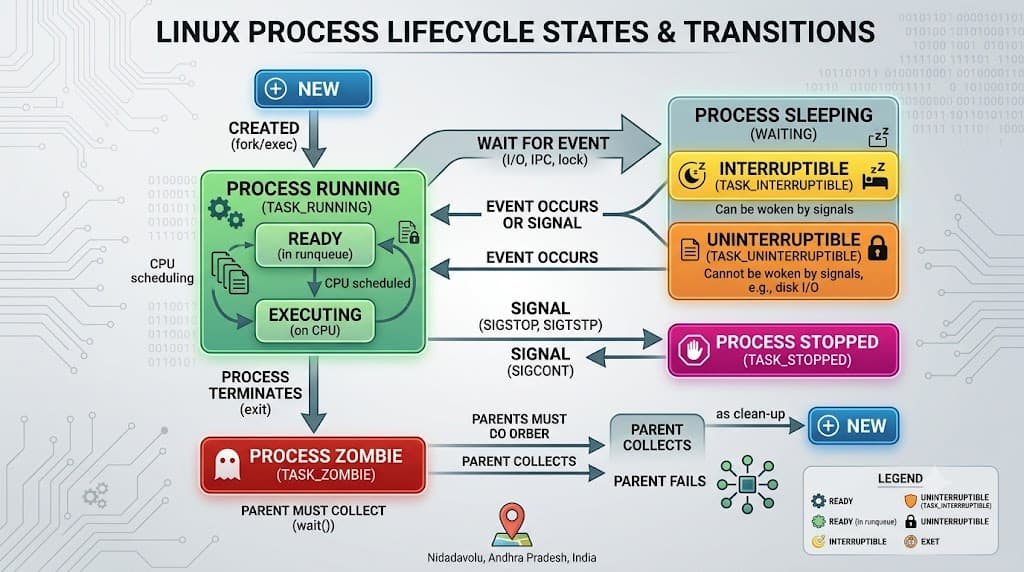 Linux Processes Explained: Mastering ps, top, jobs, and Signals